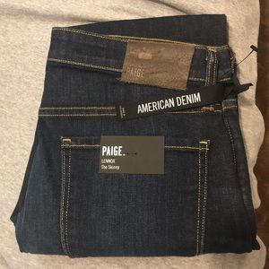NWT PAIGE the Lennox skinny fit, size 32.